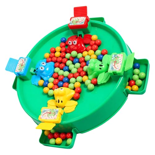 Safe Frogs Bean Toss Toy Educational Frogs Feeding Toy for Children Parent Child Interactively Learning Activity High Strengths 