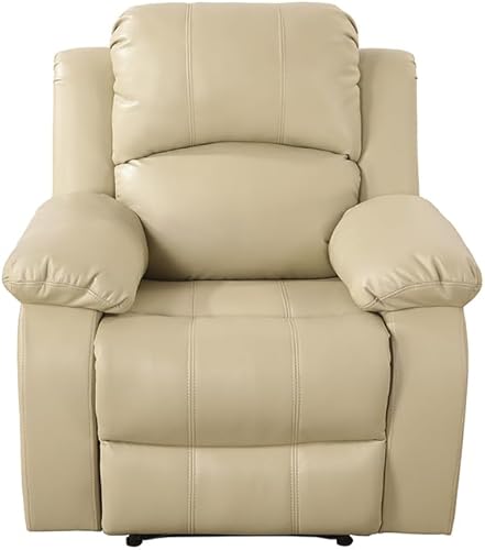 Miniatura 3 de Conjunto de sofá para sala de Estar, sillón reclinable de cuero transpirable, sofá de 3 plazas para cine en casa con tazas para apartamento, oficina