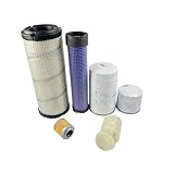 VOLCAT Filter Kit Compatible for Takeuchi TB228,TB235,TB250 W/Yanmar 4TNV88 Eng.P/N Y11980812520