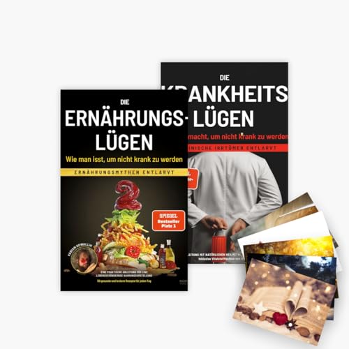 Die Ernährungslügen + Die Krankheitslügen im Set + 1 exklusives Postkartenset