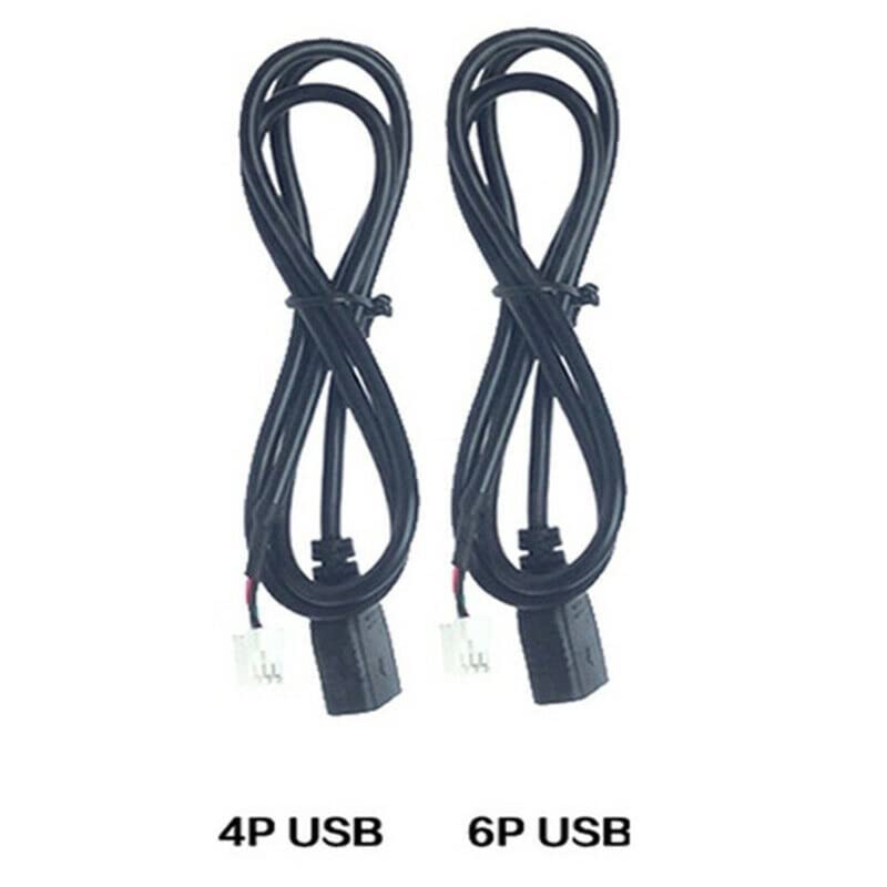 Instruction Manual for 4Pin+6Pin Connector USB Cable for Car Radio Stereo