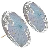 MOBUTOFU 2個古典装飾和風和傘 点 小型撮影用紙傘 パーティーデコレーション用 伝統的デザイン