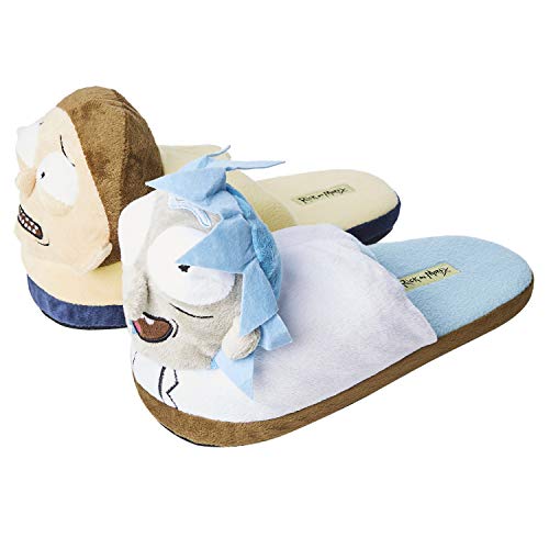 Rick And Morty Mens Slippers - Rick Sanchez, Pickle Rick, Morty Smith Footwear Multi #TOP3