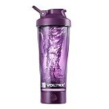 VOLTRX VortexBoost Electric Shaker Bottle, USB C Rechargeable Protein Shake Mixer, Shaker Cups for Protein Shakes and Meal Replacement Shakes, BPA-Free, Made with Tritan,Purple