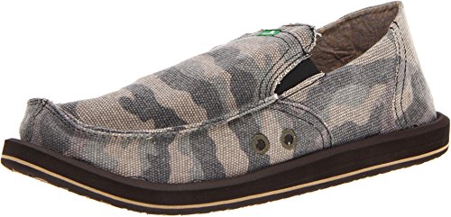 Sanuk Men's Pick Pocket Slip On, Camouflage, 10 M US