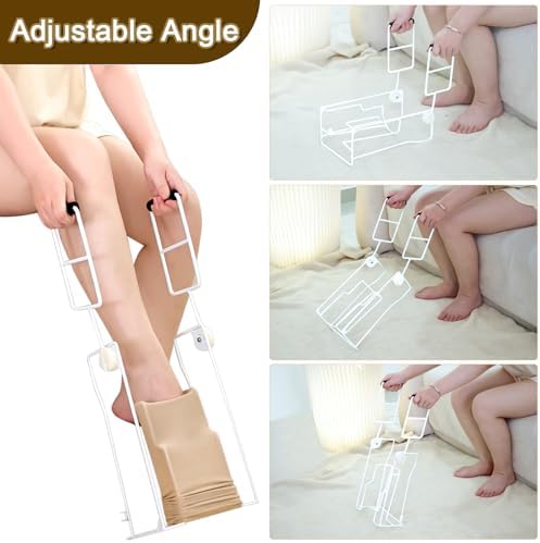 Large Compression Sock Aid Device with Extended Handle, Sock Helper(18–20") — 사진 4