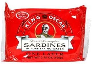 King Oscar Wild Caught Brisling Sardines In Pure Spring Water, 3.75 oz
