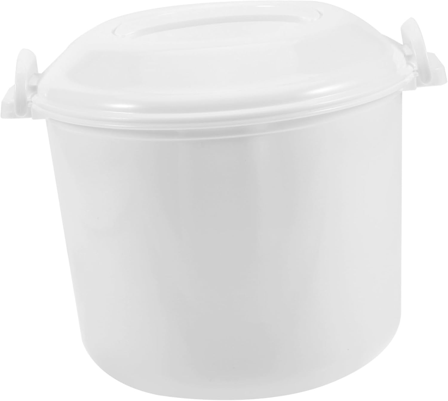 Microwavable Rice Cooker with Lid Large Capacity Plastic Steamer for Home Office Dormitory Cooking Rice and Meals Multifunctional Lightweight Kitchen Cooker