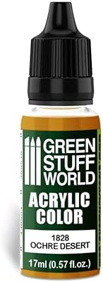 Green Stuff World - Acrylic Color Ochre Desert 1828 for Models and Miniatures