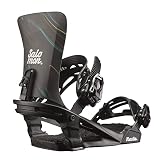 Salomon Nesta L41778100 Damen Snowboardbindung, 2022-23, Medium, Schwarz