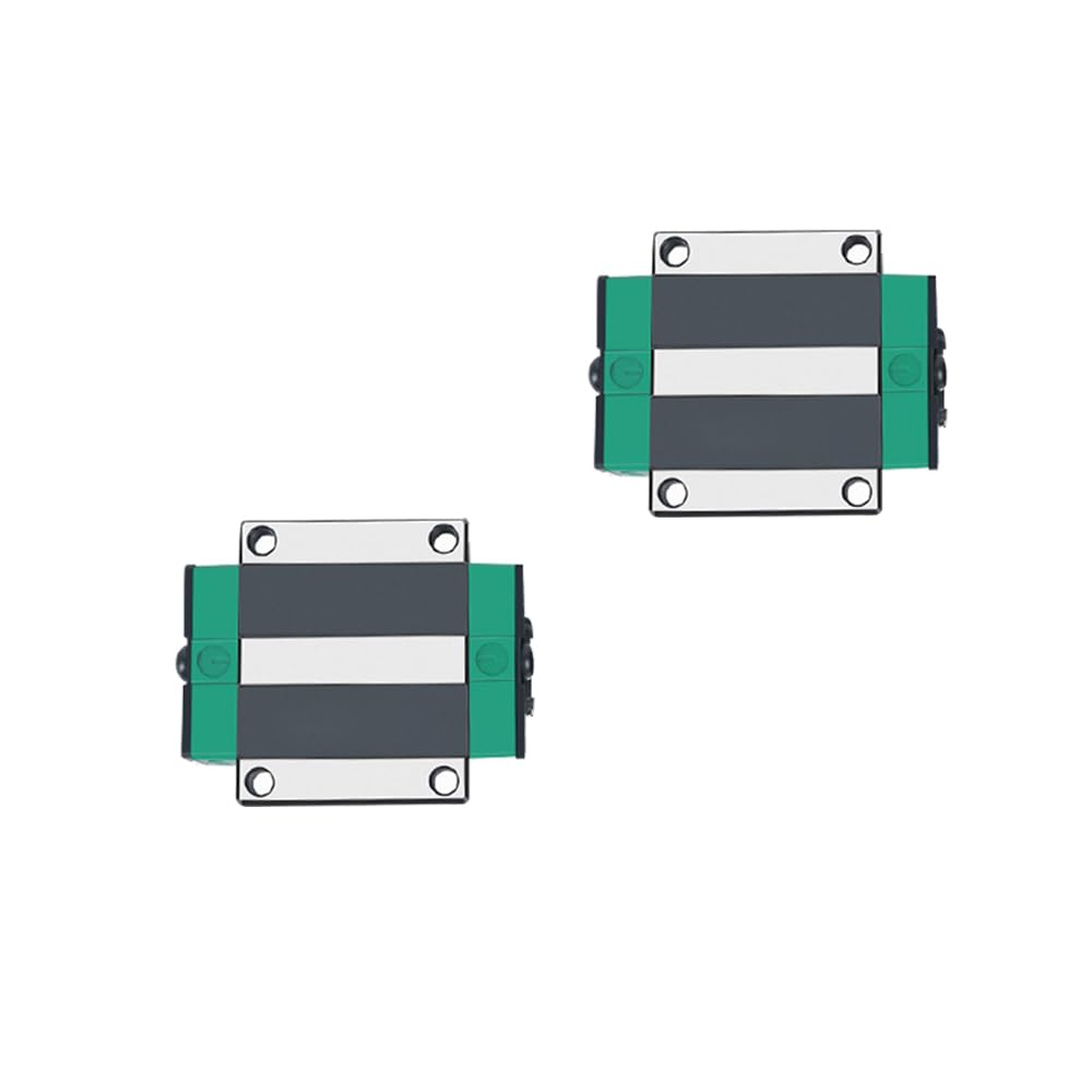 HGW25CA Linear Slider Bearing, 2pcs HGW25CA Flange Bearing Slider Block, for HG25 High Assembly CNC Linear Guide for CNC Machines and DIY Project.