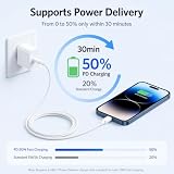 Kabel USB C do Lightning 1M+2M [MFi certyfikowany] Kabel ładowania iPhone'a Kabel USB C do Lightning 2.4A Kabel USB C do iPhone'a Lead Wire dla Apple iPhone 14 Pro Max/13/12 Mini/11/X/8/iPad