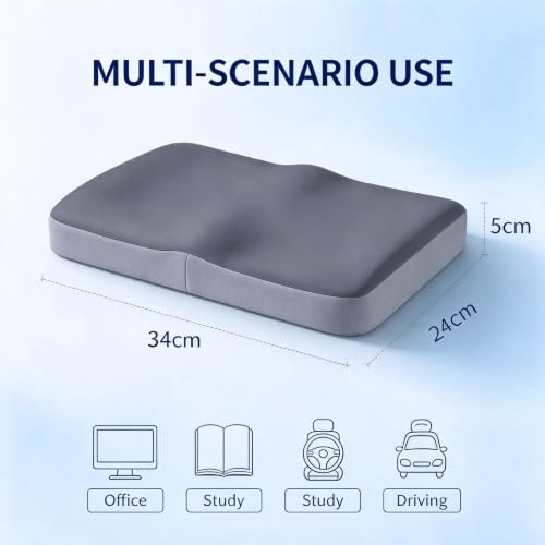 Dbzhuyn Ice Silk Cushion for Sitting, Breathable Cooling Pad for Office Chairs, Car Seats, Floors, and Benches, Soft Comfort Mat for Everyday Use