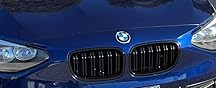 Griglie Anteriori Doppio Rene Per BMW Serie 1 F20/F21 - Nero Lucido, Stile Sportivo - Foto 6