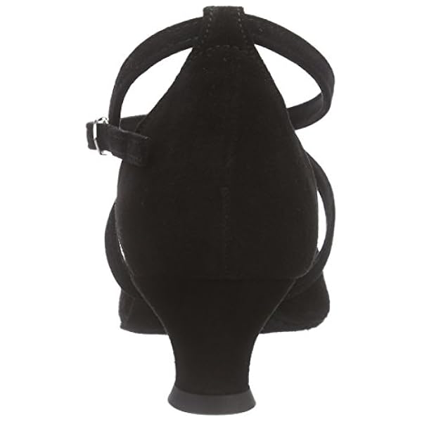 Diamant Donne Scarpe da Ballo 107-013-001 - Scamosciato Nero - 4,2 cm Spanish - Made in Germany