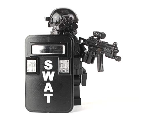 Battle Brick Swat Police Officer Pointman (Sku50) Custom Minifigure #TOP2