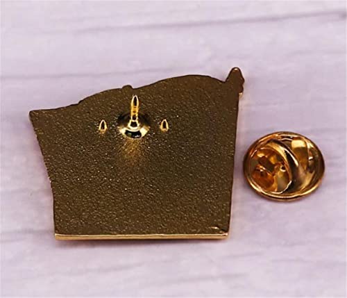 Soviet Red Flag & Coat Of Arms Russian Enamel Pin Vintage Emblem Ussr Badge Pin Brooch Gift For Shirt Hat Jacket Denim Clothing Fashion Accessories Jewelry (A) #TOP3