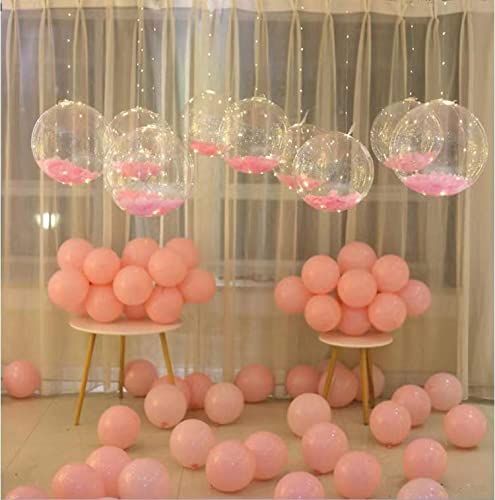 Led Bobo Balloons10 Packs,20 Inches With String Lights Helium Style Glow Bubble Balloons For Christmas Wedding Birthday Valentines Day Halloween Party Decorations (Warm White) #TOP5