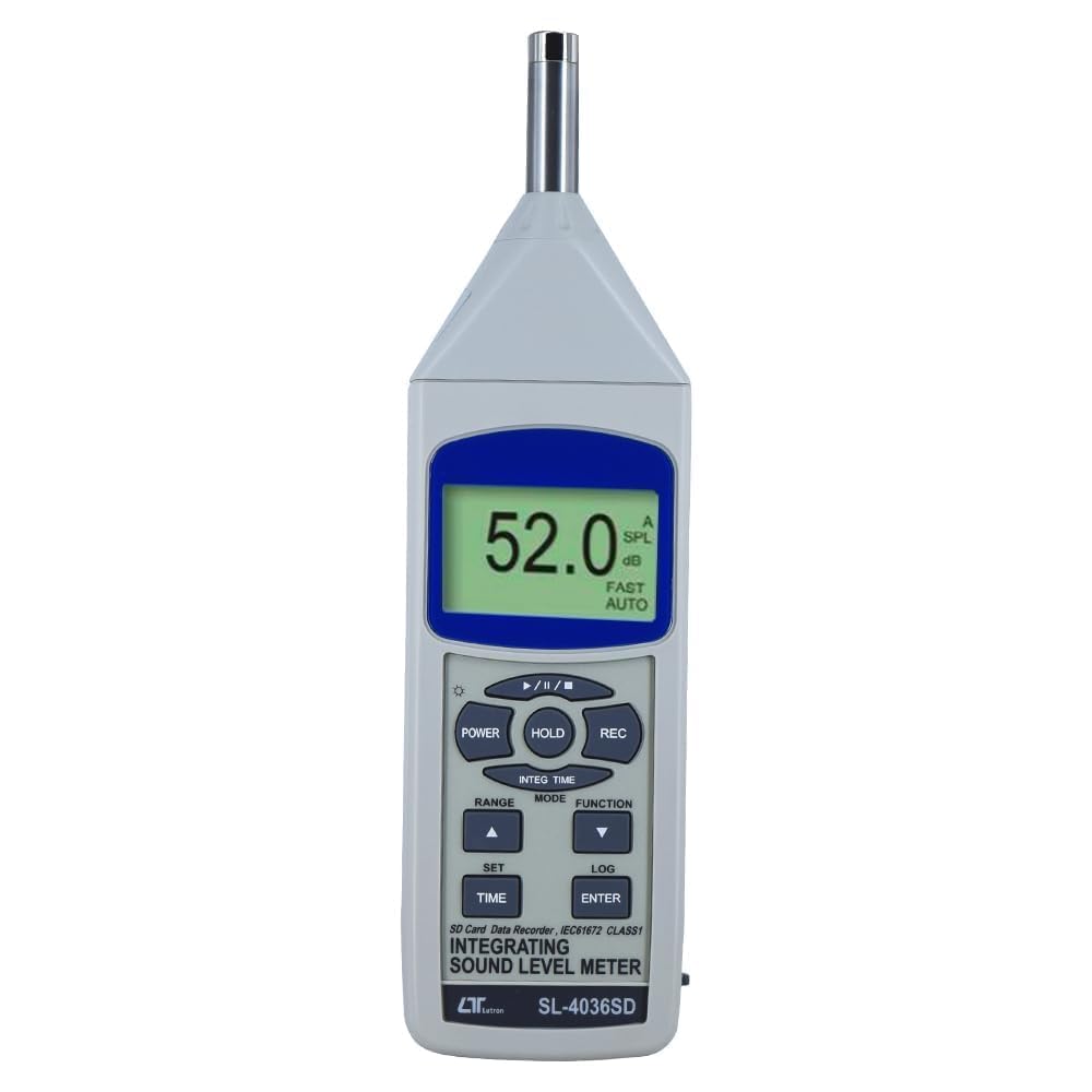 "1 Day Shipping" Sound Level Meter (Range: 30 to 130 dB) for Industries, Vehicle Noise, Environmental Noise SL-4036SD-picture-26