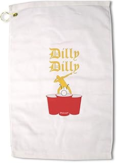 TOOLOUD Dilly Dilly Funny Beer Premium Cotton Golf Towel - 16" x 25"