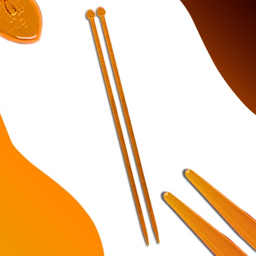 Par De Agulha De Tricô Acrilico - Círculo - 6.0mm