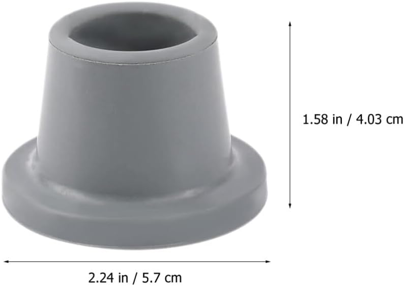 Kichvoe 8pcs Nonslip Shower Chair Leg Rubber Chair Foot Pads for Enhanced Stability Cup Design for Bathing Protecting Furniture Easy Installation