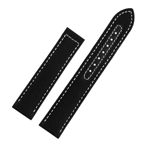 Bracelet montre nylon et cuir 19mm 20mm pour Omega Seamaster AT150