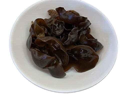 Yongwell Dried Woodear Mushroom, Premium Dried Black Fungus, (4Oz) #TOP2
