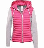 Fuchs & Schmitt Damen Jacke mit Steppeinsatz und Kapuze ROSA/PINK - 42