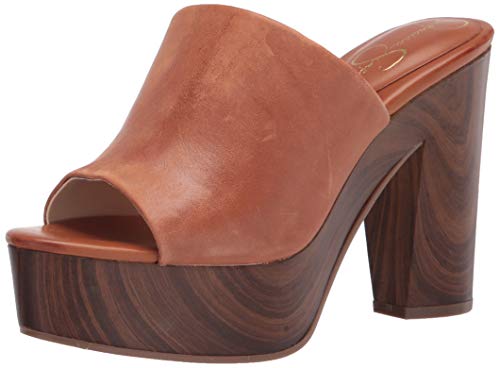 Jessica Simpson Womens Shelbie Block Platform Heeled Sandal, Caramel, 9 Us #TOP14