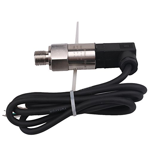 Stainless Steel Pressure Transmitter Pressure Transducer Sensor 0-10bar 24VDC G1/4 0-10V Output