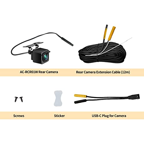 Atoto Ac-Rcr01W Hd 1080P Backup Camera, 150° Wide Viewing Angle, Strong Light Suppression, With Built-In G-Sensor, Only Compatible With Selected Atoto P8 Series #TOP7