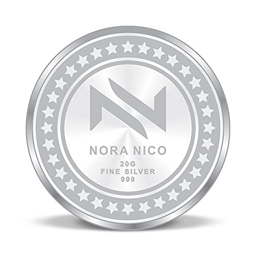 Amazon Brand - Nora Nico Silver BIS Hallmarked Coin Colorful Dhanteras 20 gm 999 Pure Silver - Image 3