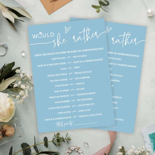 Jeux de fête prénuptiale A09 bleu ciel pour occuper 30 invités lors d'un EVJF