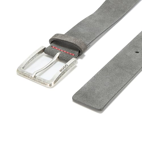 HUGO Men's Gionio Suede Leather Evening Belt3