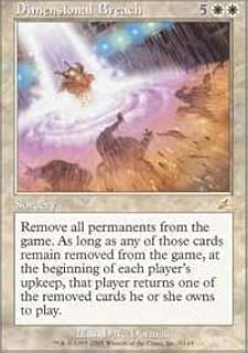 Magic The Gathering - Breach - Breccia dimensional (tamaño pequeño), color azul