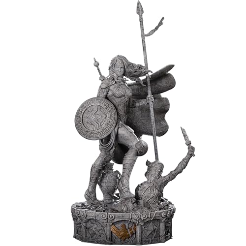 Image of Iron Studios Art Scale 1/10 Wonder Woman Unleashed Marble Variant DC Comics Statue 29cm