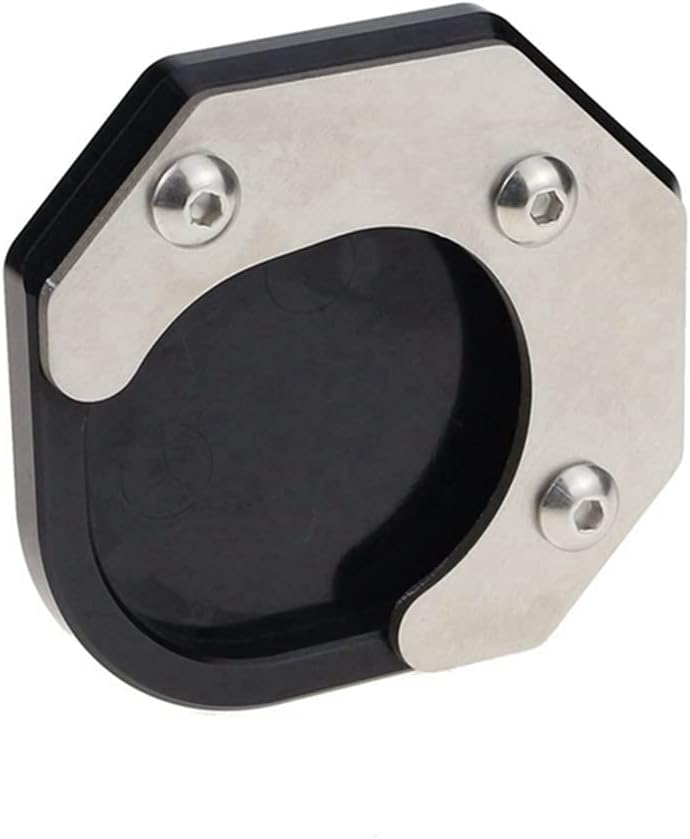 DEHIWI Motorcycle Foot Side Stand Pad Plate Kickstand Enlarger Plate CNC Side Stand Enlarge Pad for Ya&maha Serow 250 XT250 Tricker 250 XG250 WR250R WR250X XT250X Anti Slip