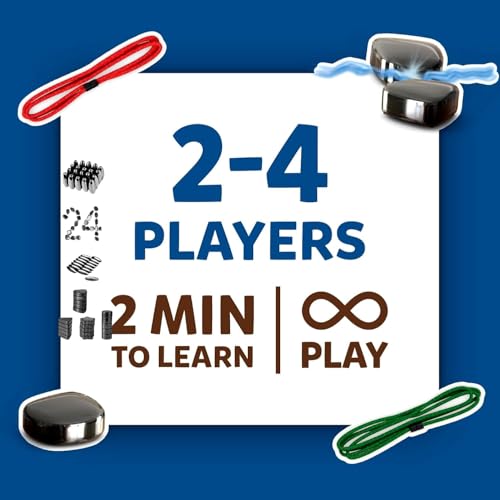 Image of BELOXY Classic Magnetic Attraction Game, Strategy & Travel Game, Fun for Family Game Nights, Gifts for Teens & Adults Ages 15+, 2-4 Players