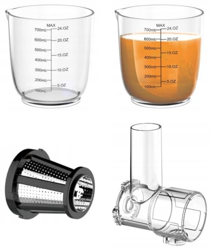 Exprimidor lento Klausberg con acero inoxidable libre de BPA 5