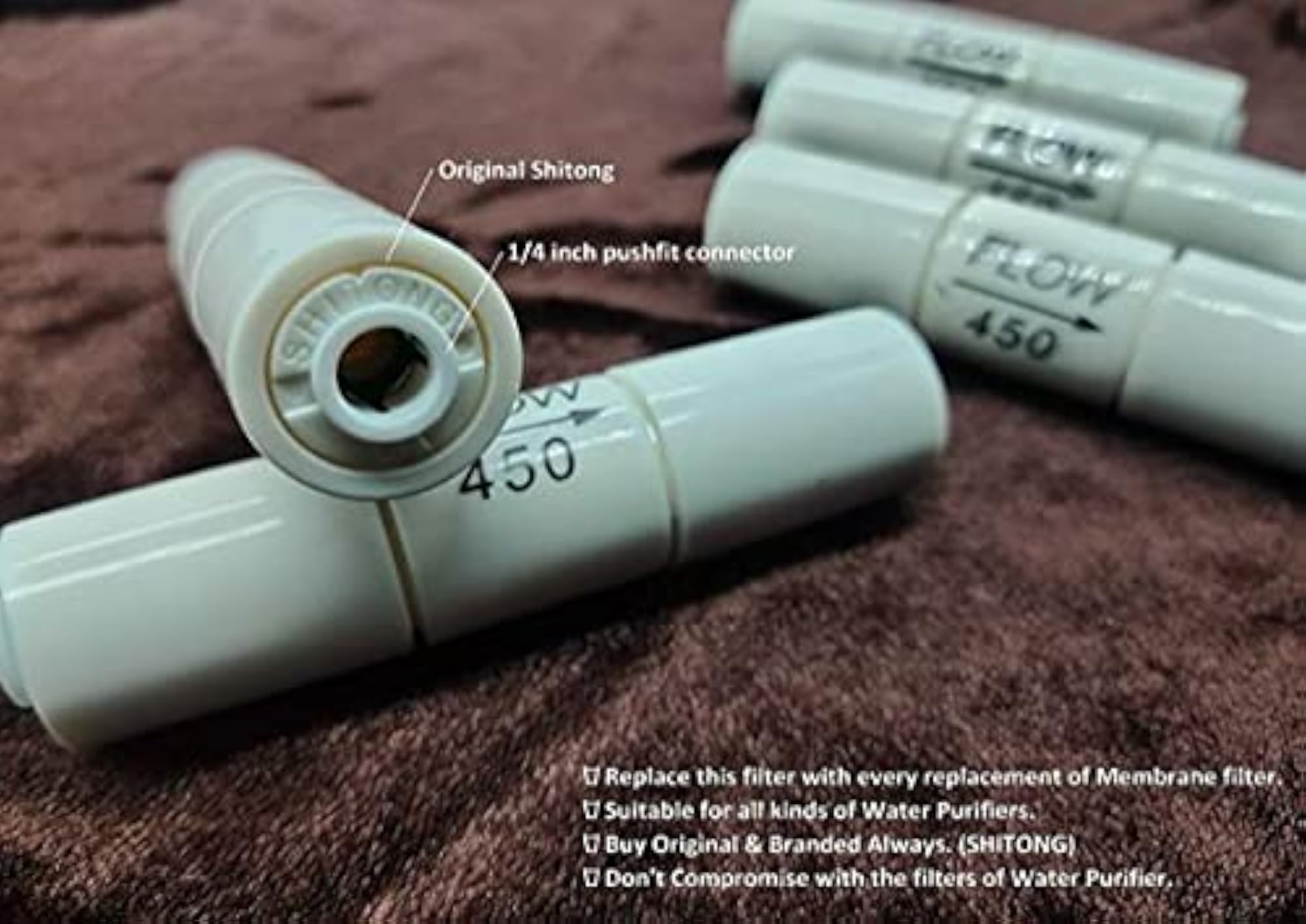 Plastic Flow Restrictor for Water Purifier, 2 Pieces