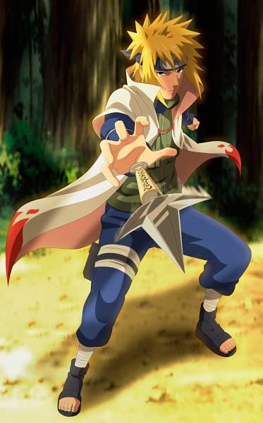 POSTERDADDY Minato Namikaze Matte Finish Wall Poster Print 12 x 18