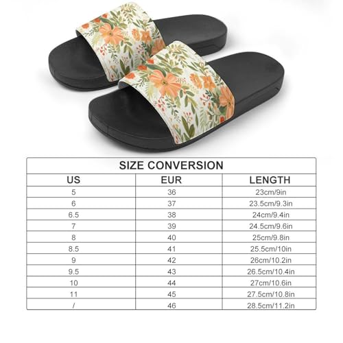Chaussons à fleurs antidérapants pour un dimanche cocooning à la maison - 3