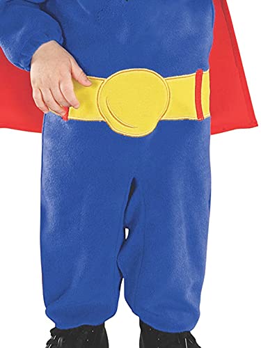 Disfraz de Superman para bebé con capa y pelele cómodo de superhéroe 3