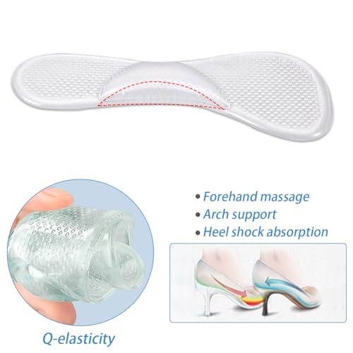 Par de plantillas para tacones altos con gel miniatura 5