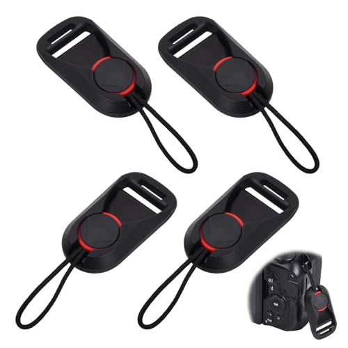 Chstarina 4 Pack Camera Strap Quick Release Buckles, Camera Neck Shoulder Strap Quick Release Loops Clips