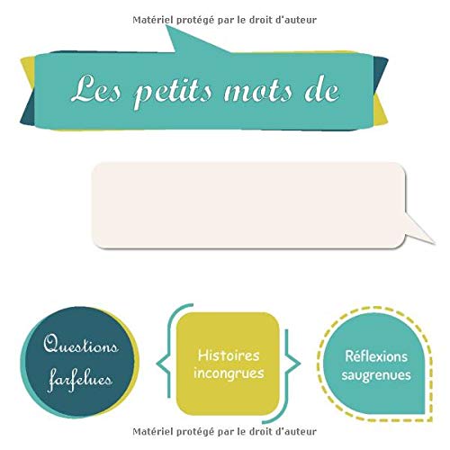 Les petits mots de: bleu et vert
