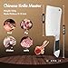 SHI BA ZI ZUO Heavy Duty Stainless Steel Bone Cleaver Knife for Home Chopping Bones