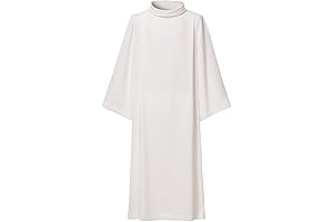 Exquisite Church Priest Liturgical Alb Robe for Sacred Ceremonies