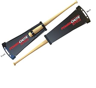 Powerchute Baseball/Softball Swing Trainer for Speed and Power. Resistance Chute Adds 10mph to